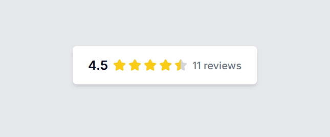 Inline badge | Gridapps Testimonials 