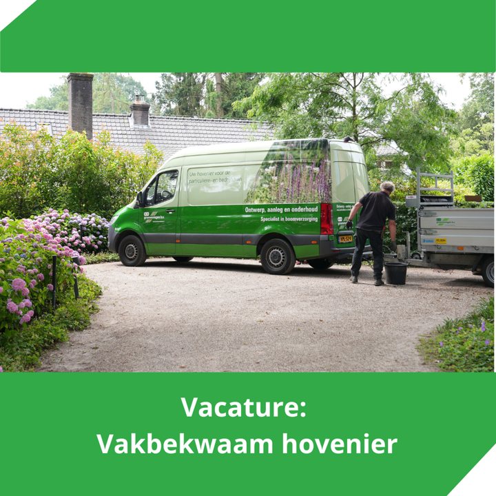 Vacature-advertentie van Agterberg bedrijven