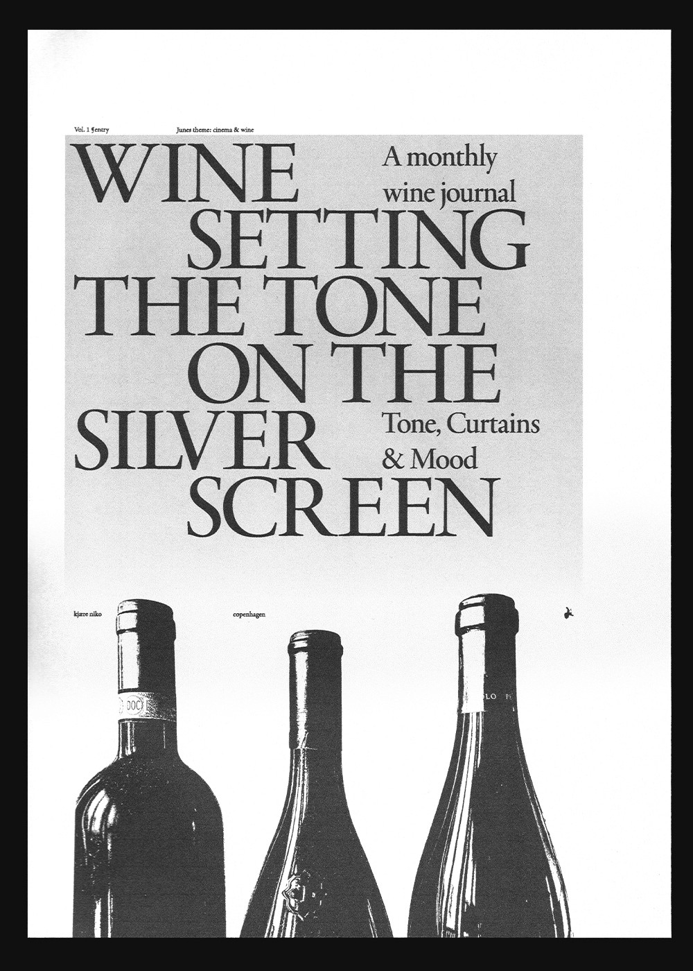 Entry Wine brand identity and packaging design by Kjære Niko