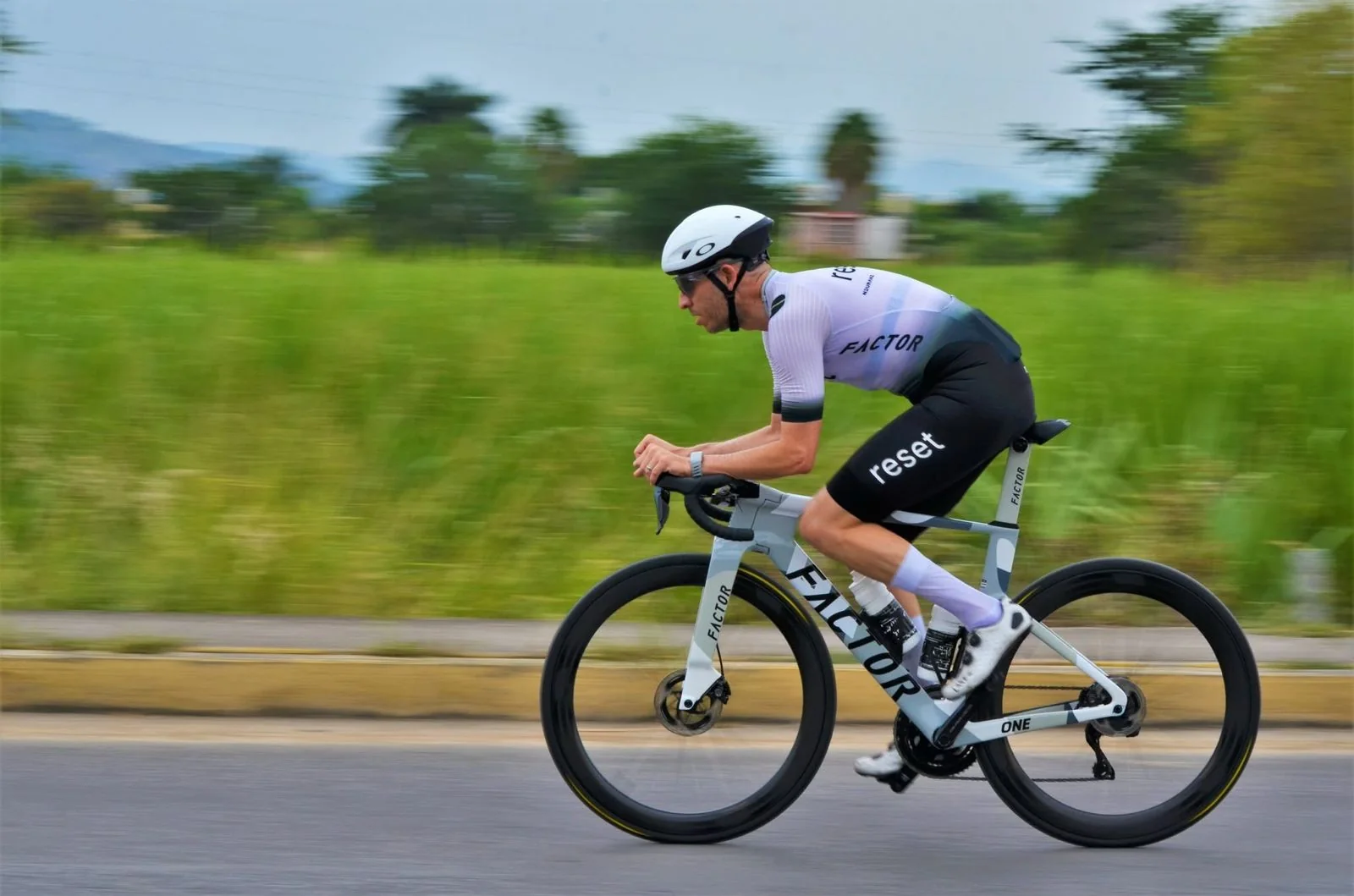 Juan Baranda riding in reset cc kit
