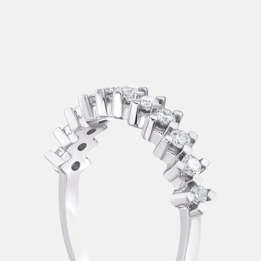 Assos 0.65 Karat G Renk SI2 Pırlanta Yarım Tur Yüzük