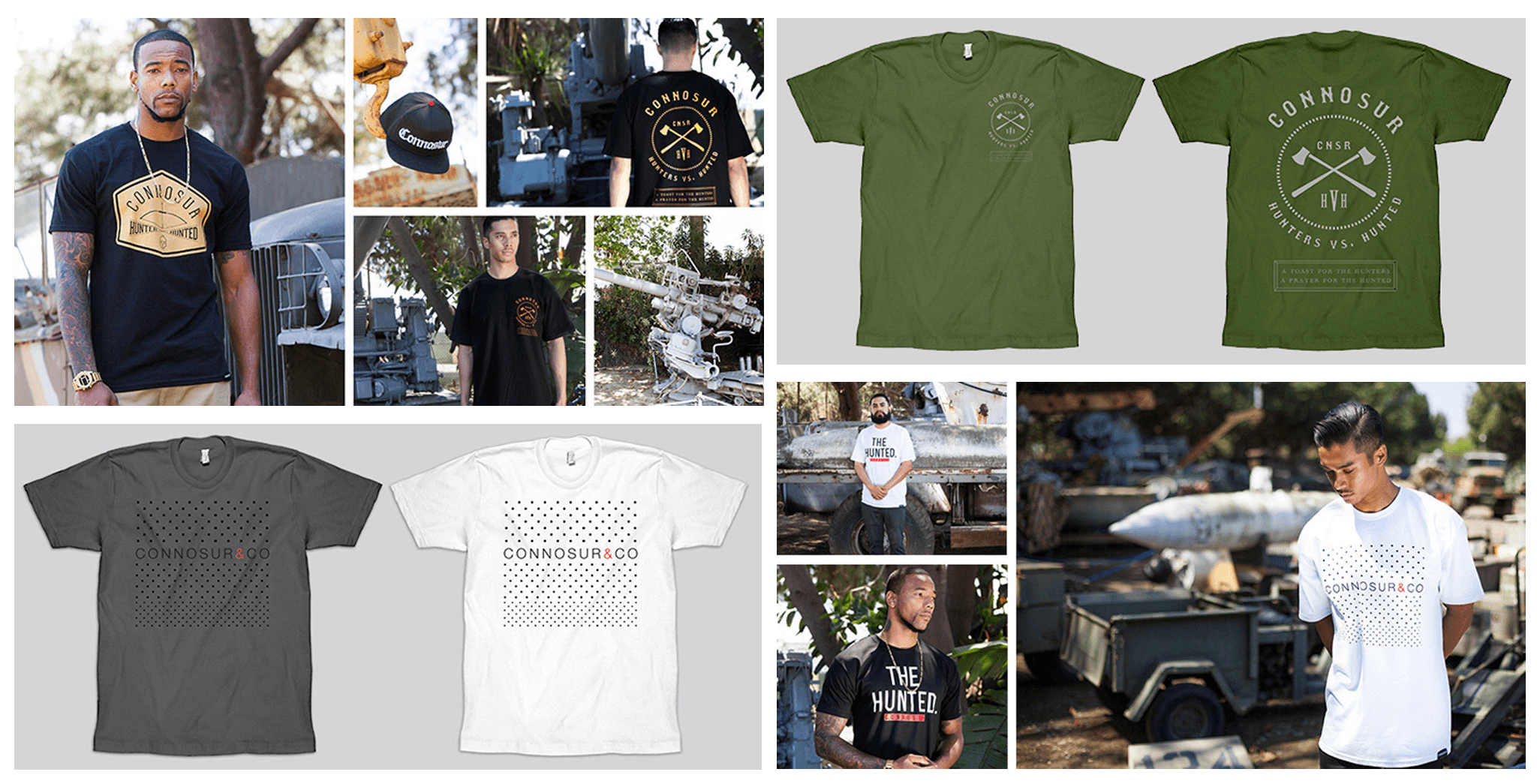 I founded CONNOSUR, a streetwear brand built entirely from my own creative vision — designing the logo and full brand identity from scratch, bringing it to life across apparel and merchandise with a distinct aesthetic built to stand out.