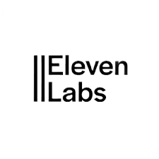 Logos of the modern tech stack used for this eLearning development project: Eleven Labs