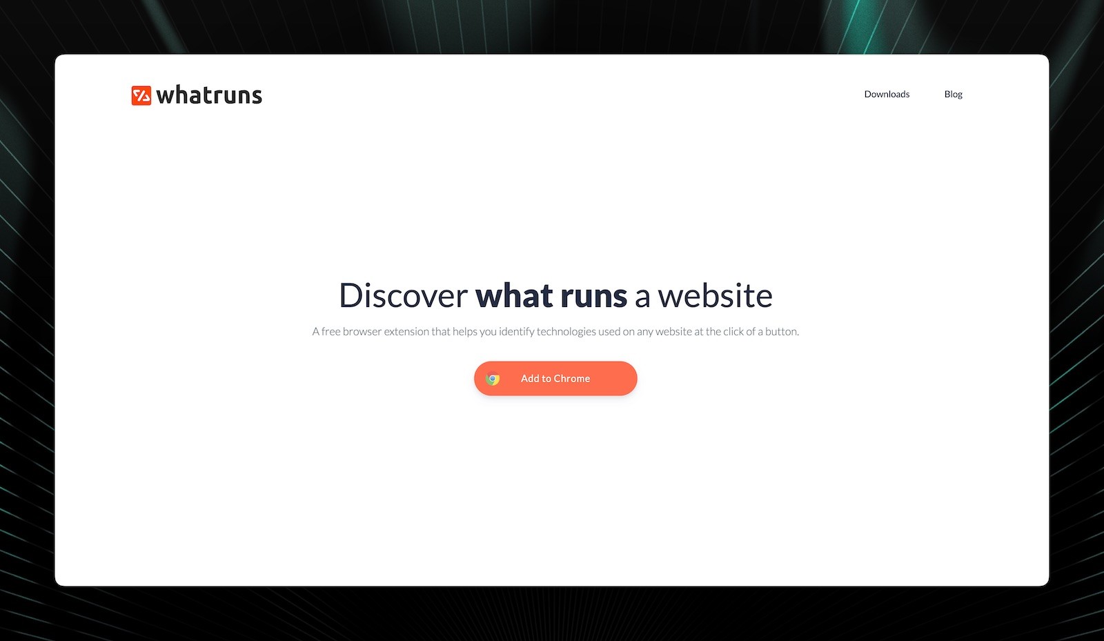 whatruns as builtwith alternative