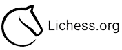 Logo Lichess.org avec une tête de cheval de profil.