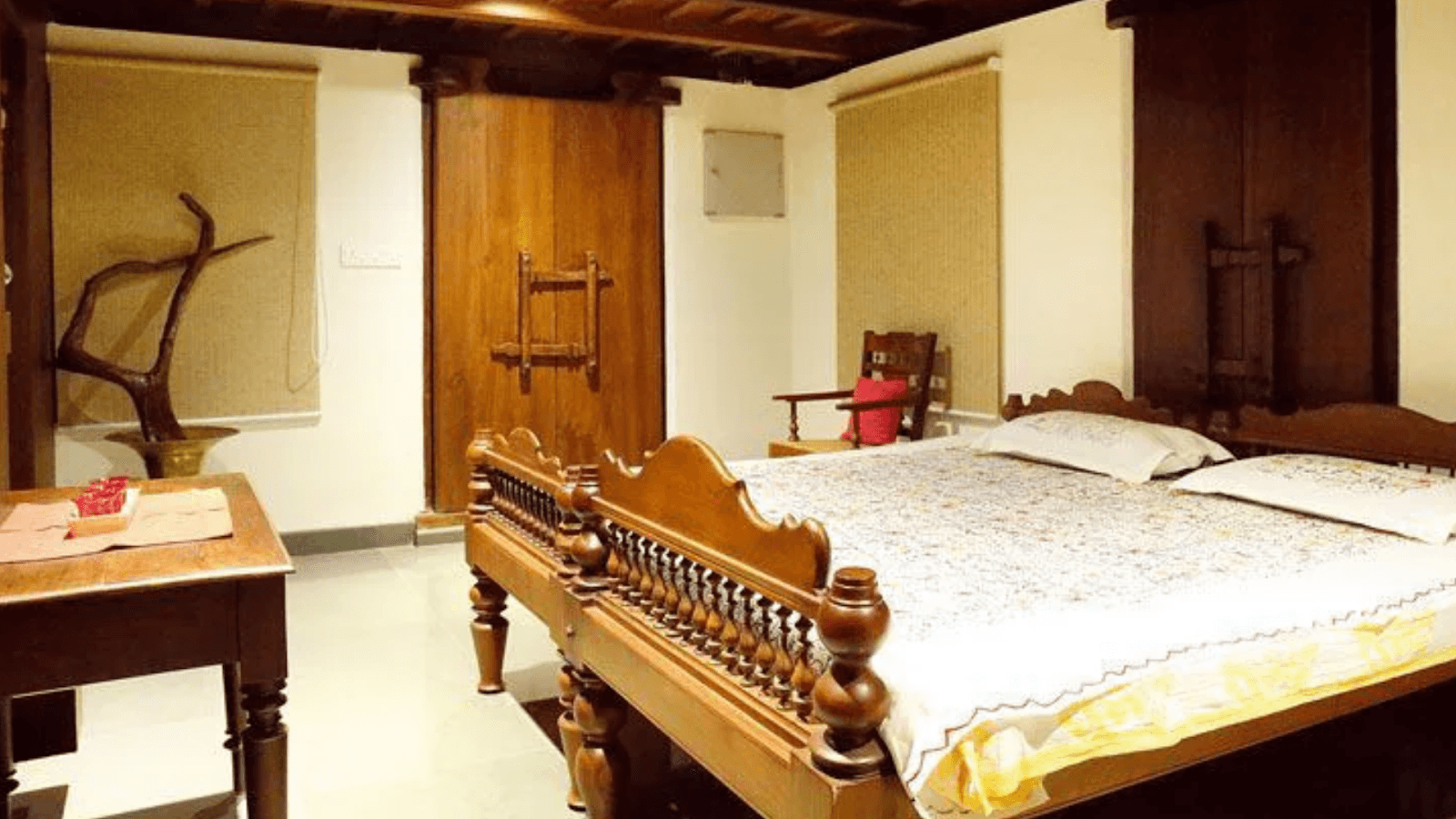 Kerala-Inspired Bedroom
