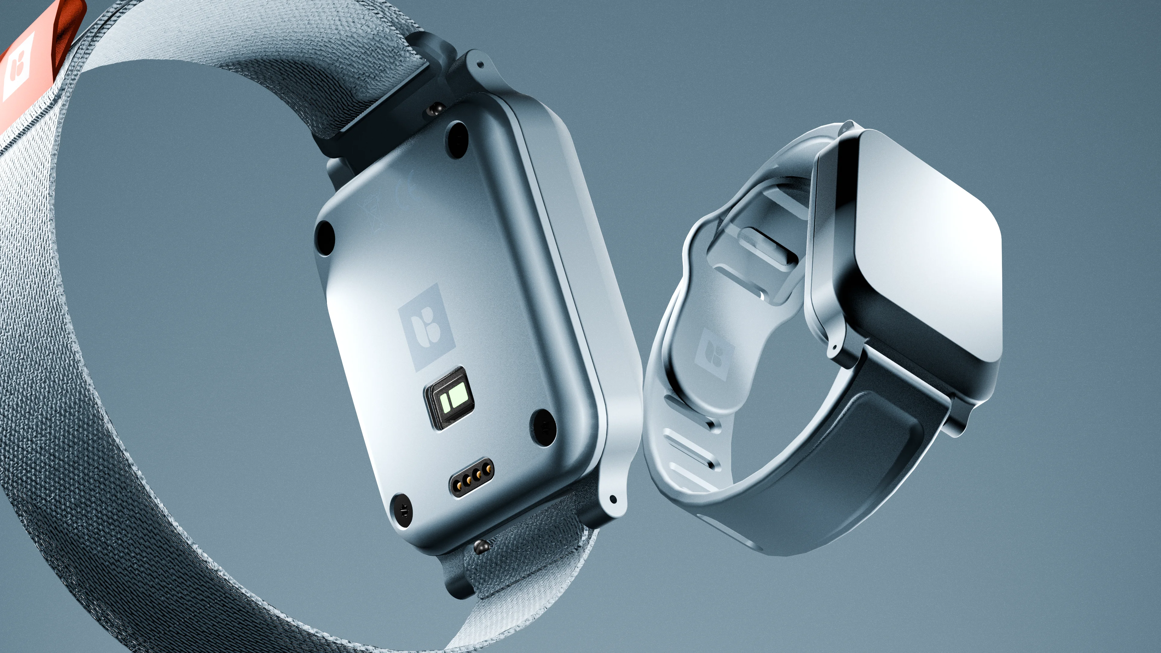 3D render of a biometric sensor smart wearable