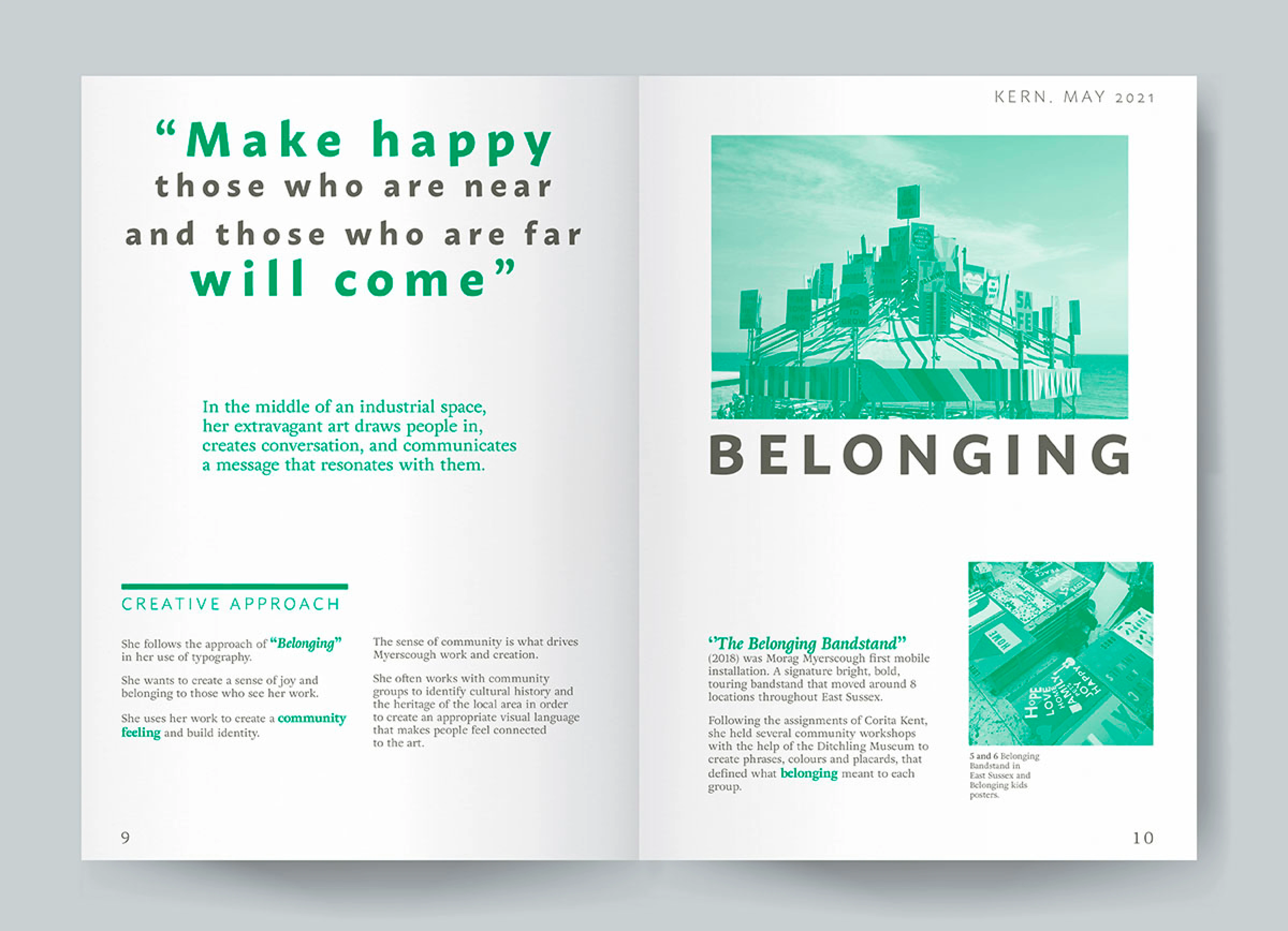 Typographic Zine Design