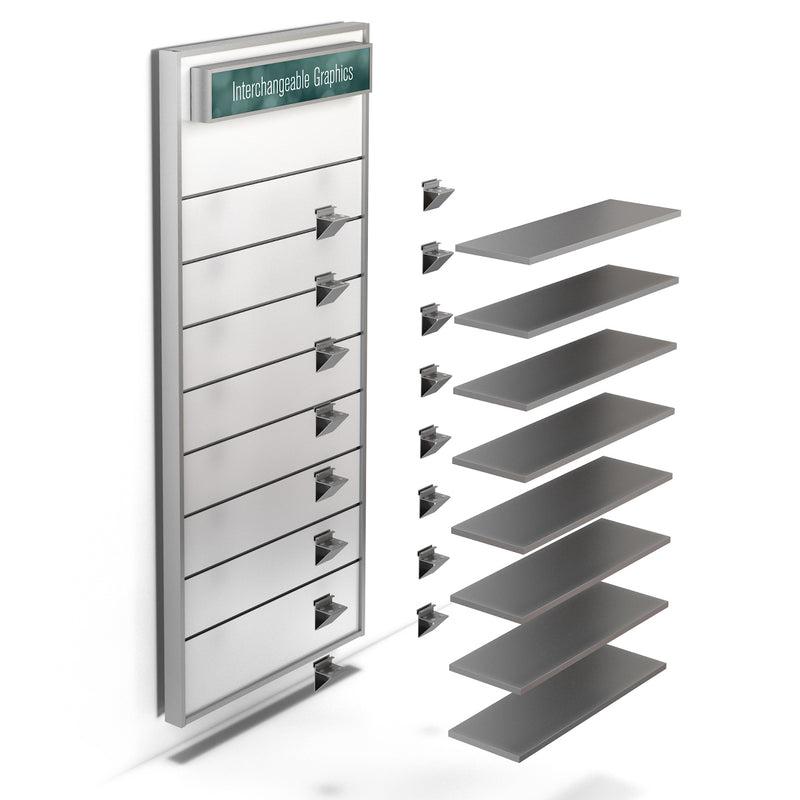 靈活模組化展示牆設計 Modular Display Wall System
