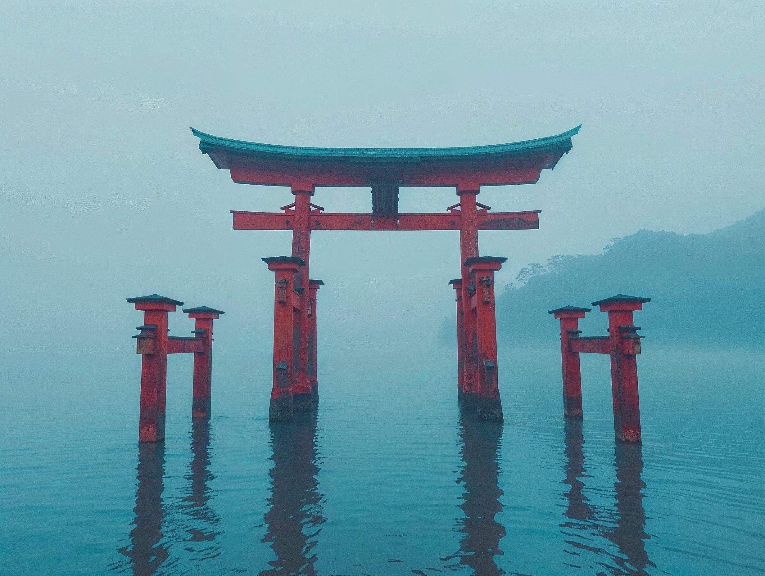 A futuristic concept car is parking in front of a modern building