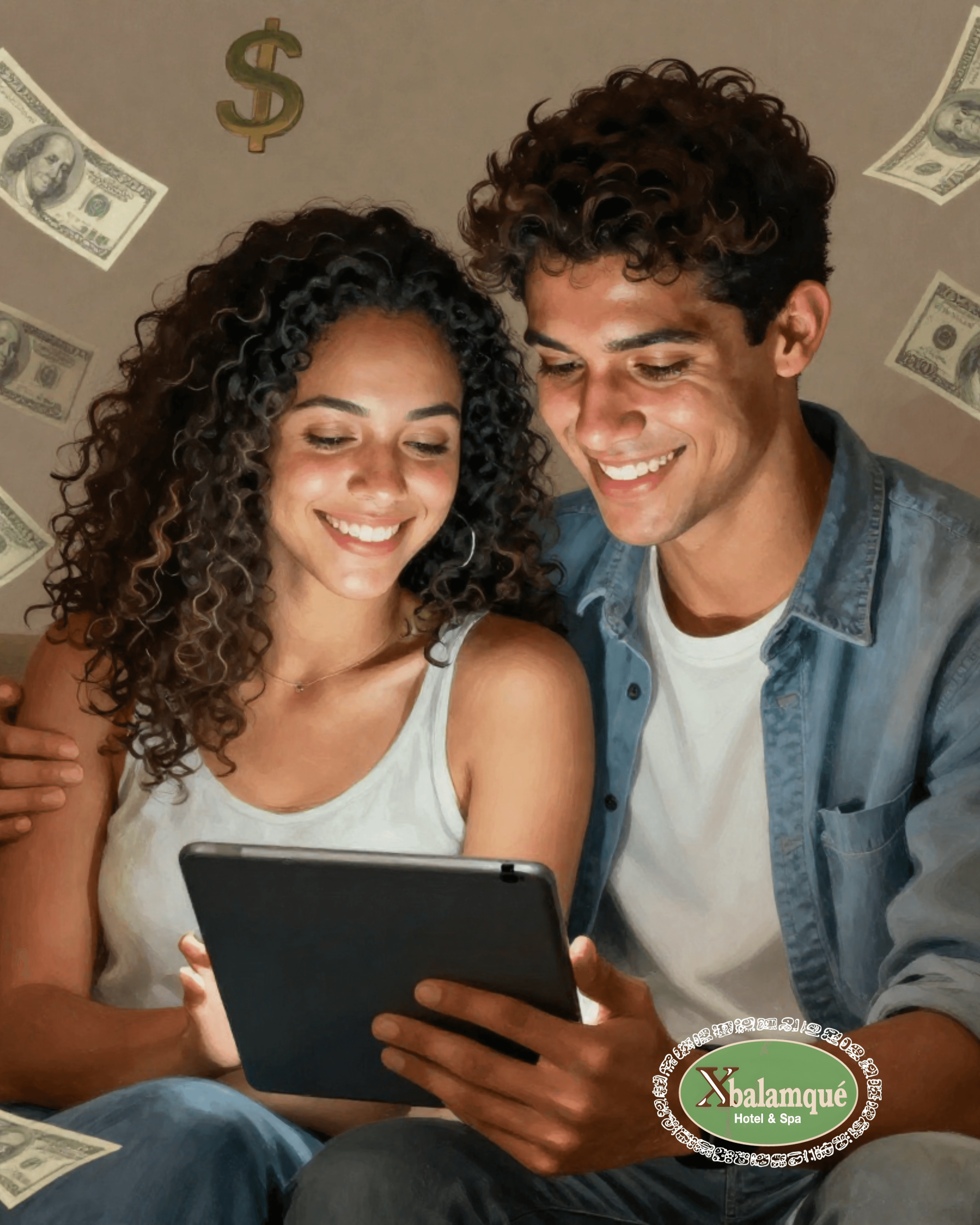 person checking expenses on ther laptop
