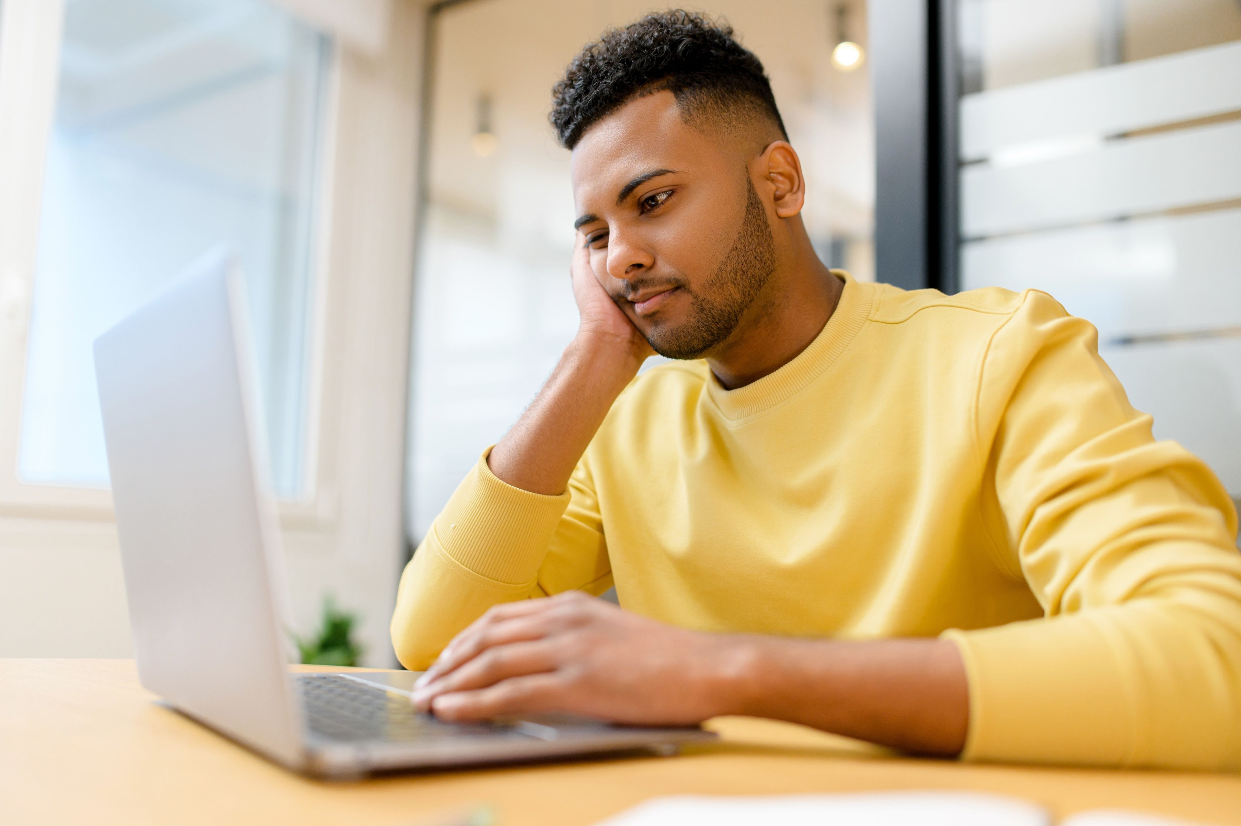 Man Using Laptop - Nofap Prolactin