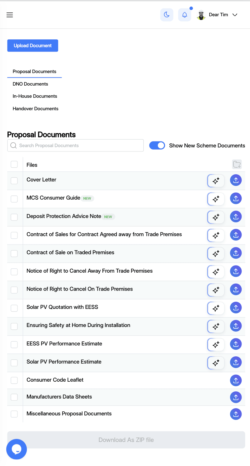An image of Bask's Document page
