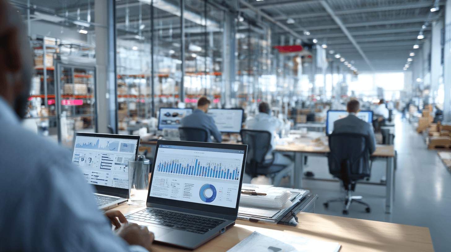 Professionals digitaal aan het werk in retail