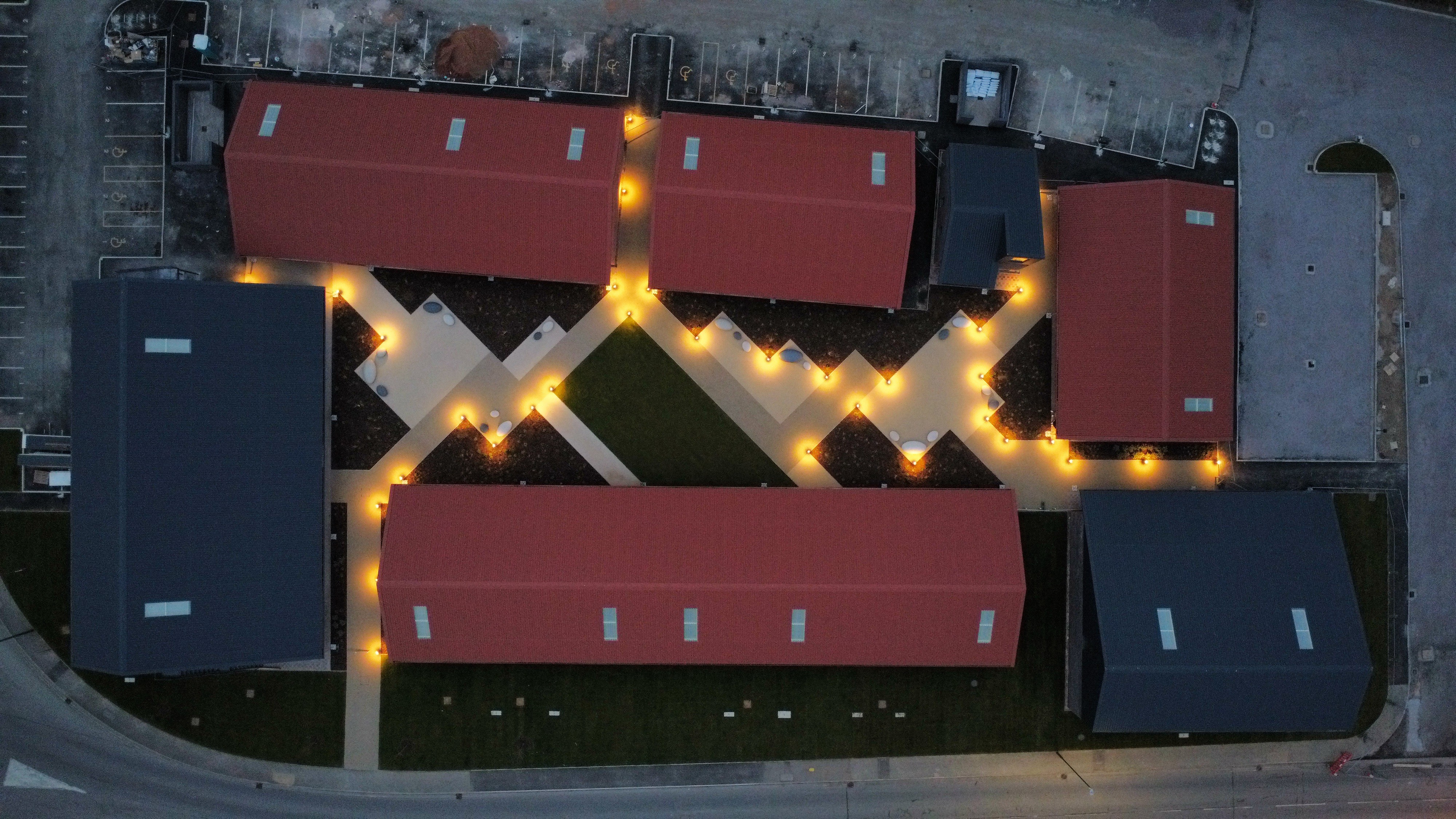 Completed Hay Yard office development at Shrewsbury Business Park constructed by Matrix IDC in Shrewsbury, Shropshire