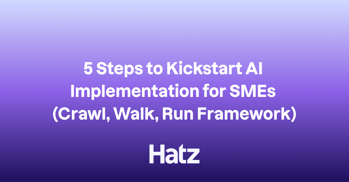 5 Steps to Kickstart AI Implementation for SMEs