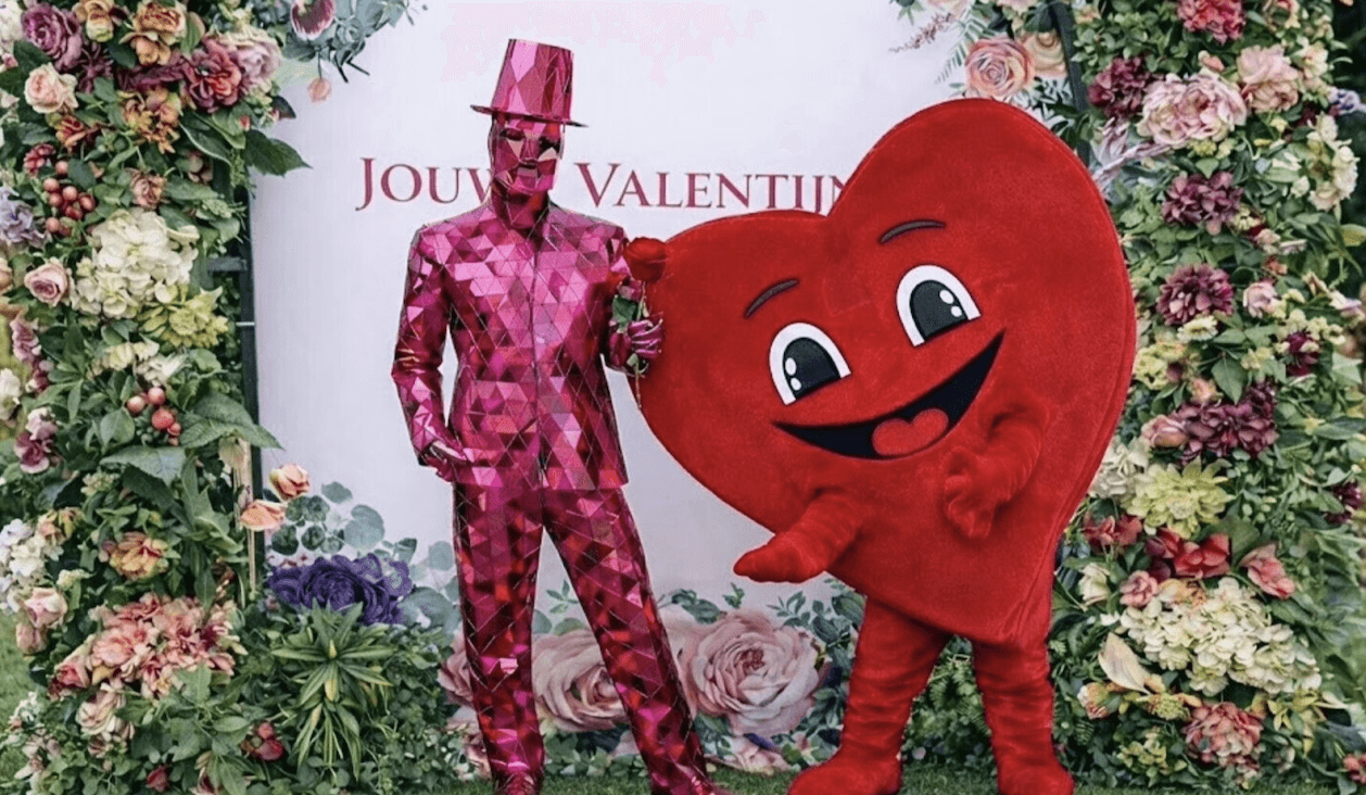 Valentine mascotte