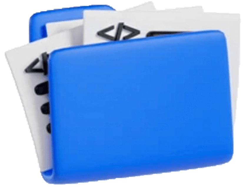 Stylized white envelope icon tilted at an angle, representing a message or notification.