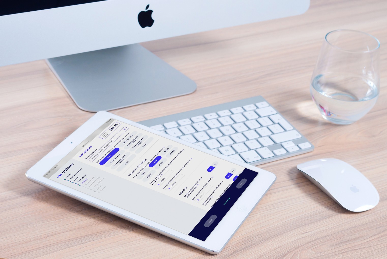 Quote flow on an iPad