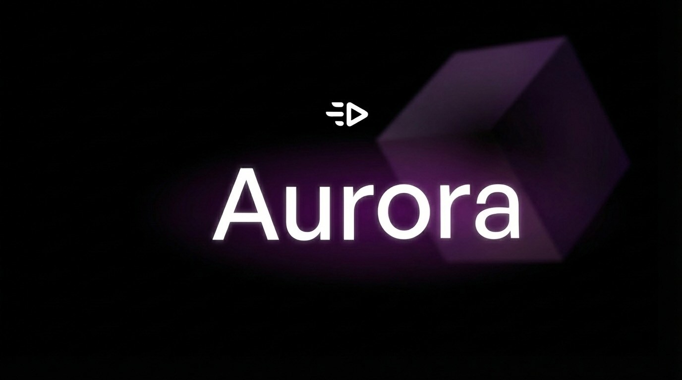 Blog cover with Creatify logo and title "Aurora"