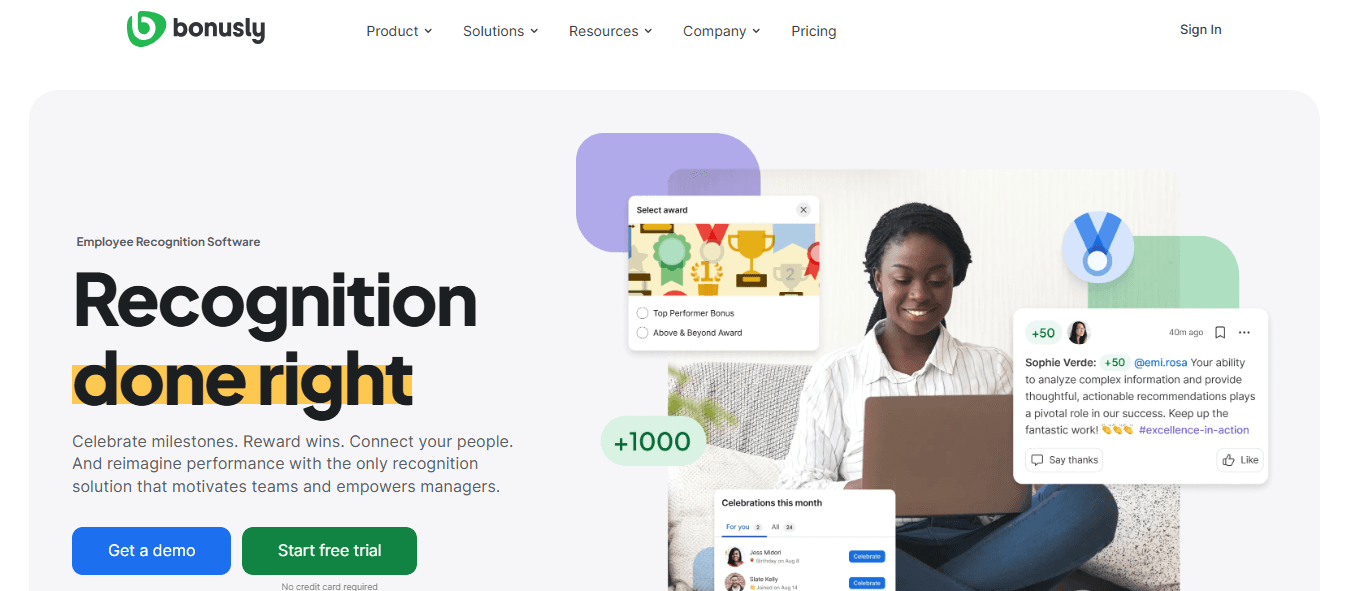 bonusly - Sprout Alternatives