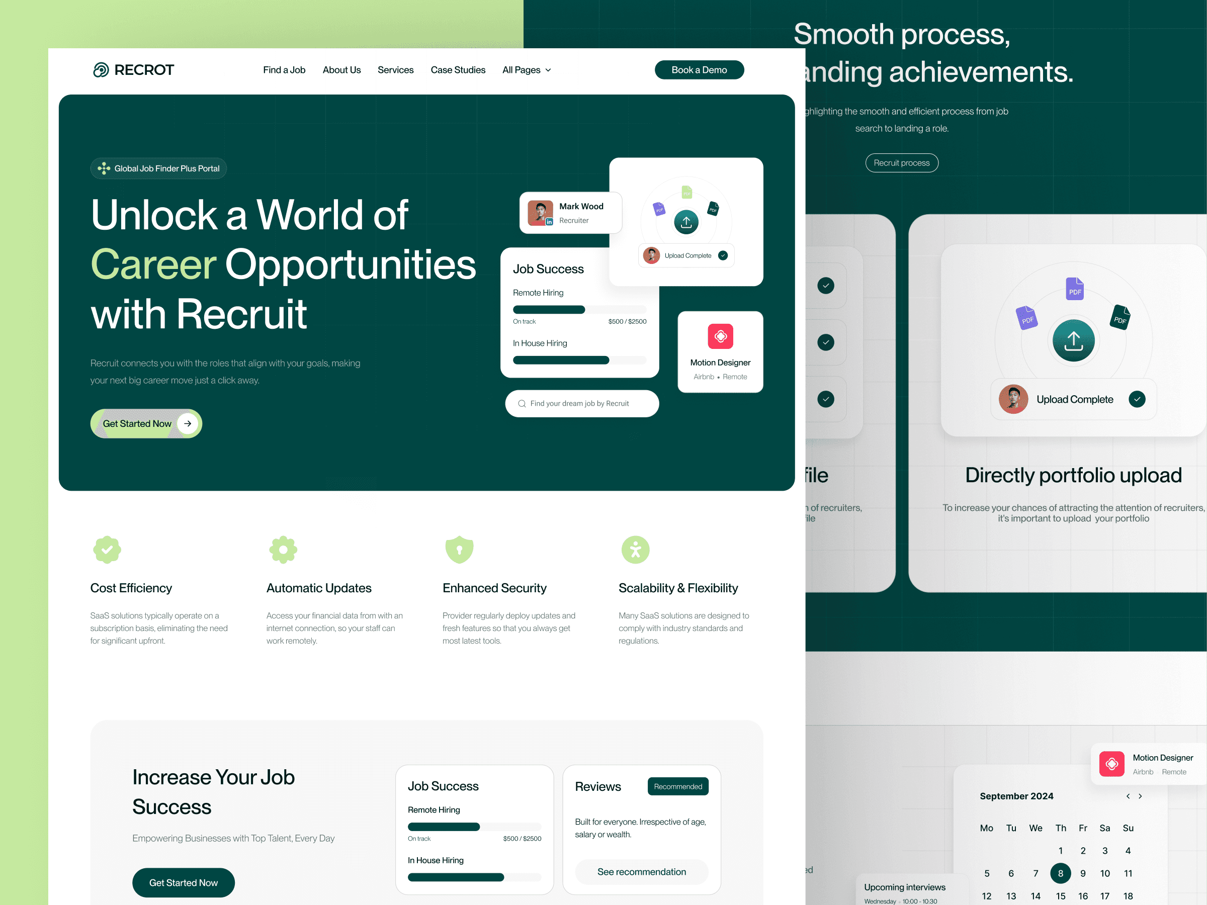 webflow hiring agency template