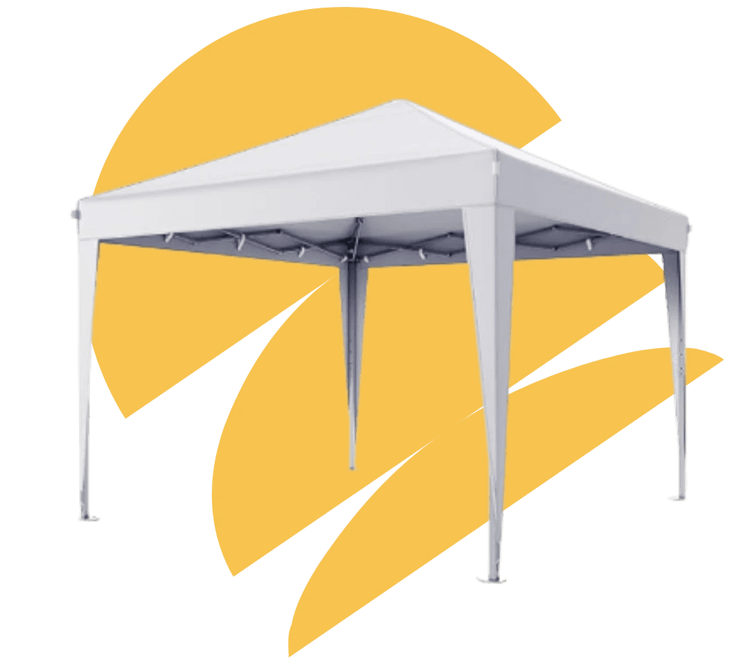 Image of a white tent.