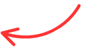 A red, curved arrow on a black background, pointing right to the left