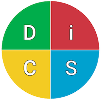 A round colorful circle on a yellow and red background.