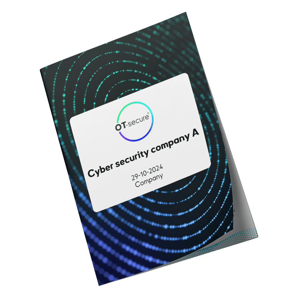 Voorbeeld rapportage van IT-OT maturity assessment