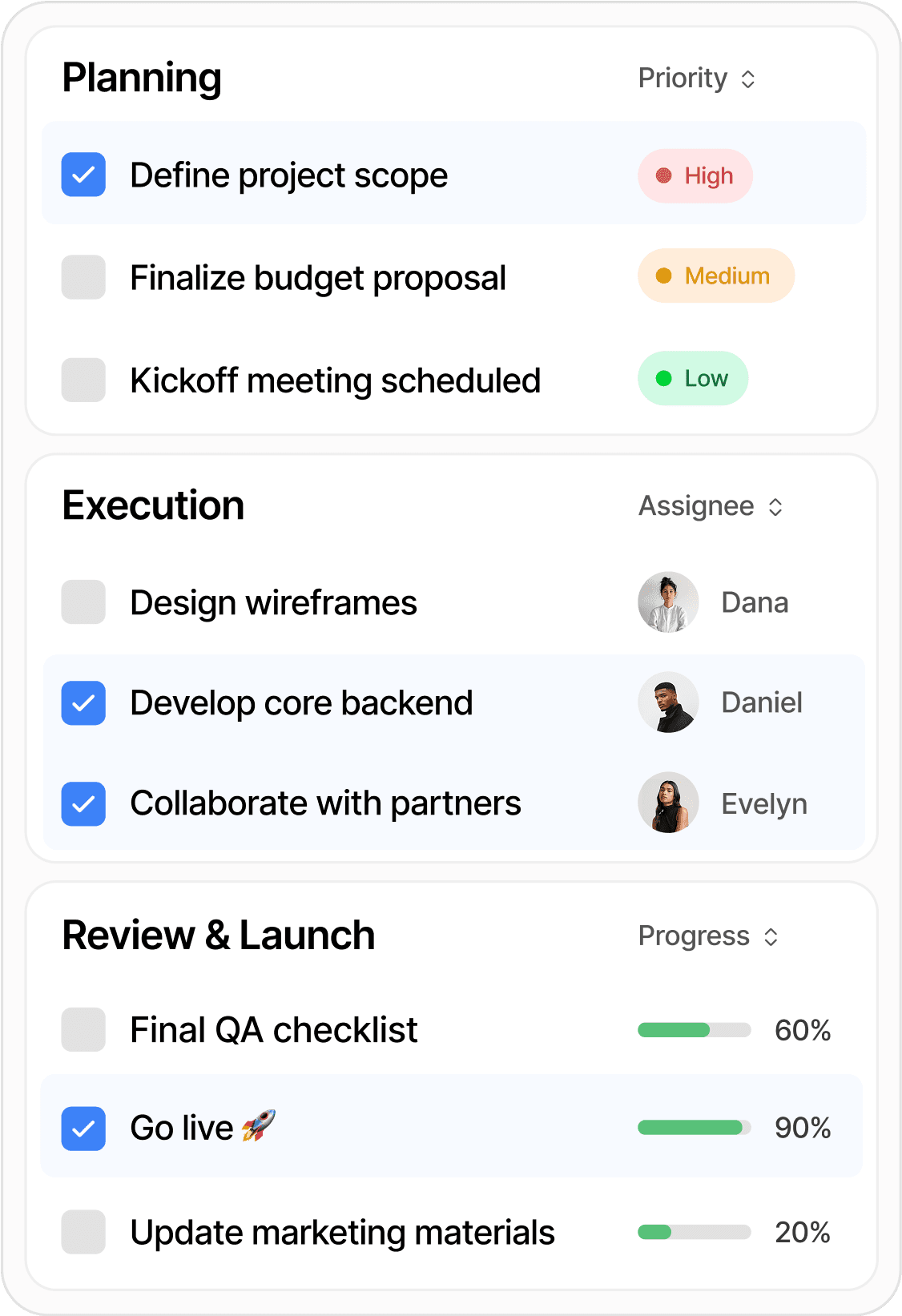 Structured Product Feed for ACP