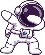 Astronaut doing a dance