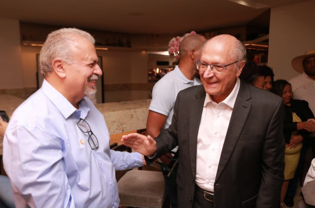Elias Vaz e Geraldo Alckimin (Foto: Lincoln Leão)