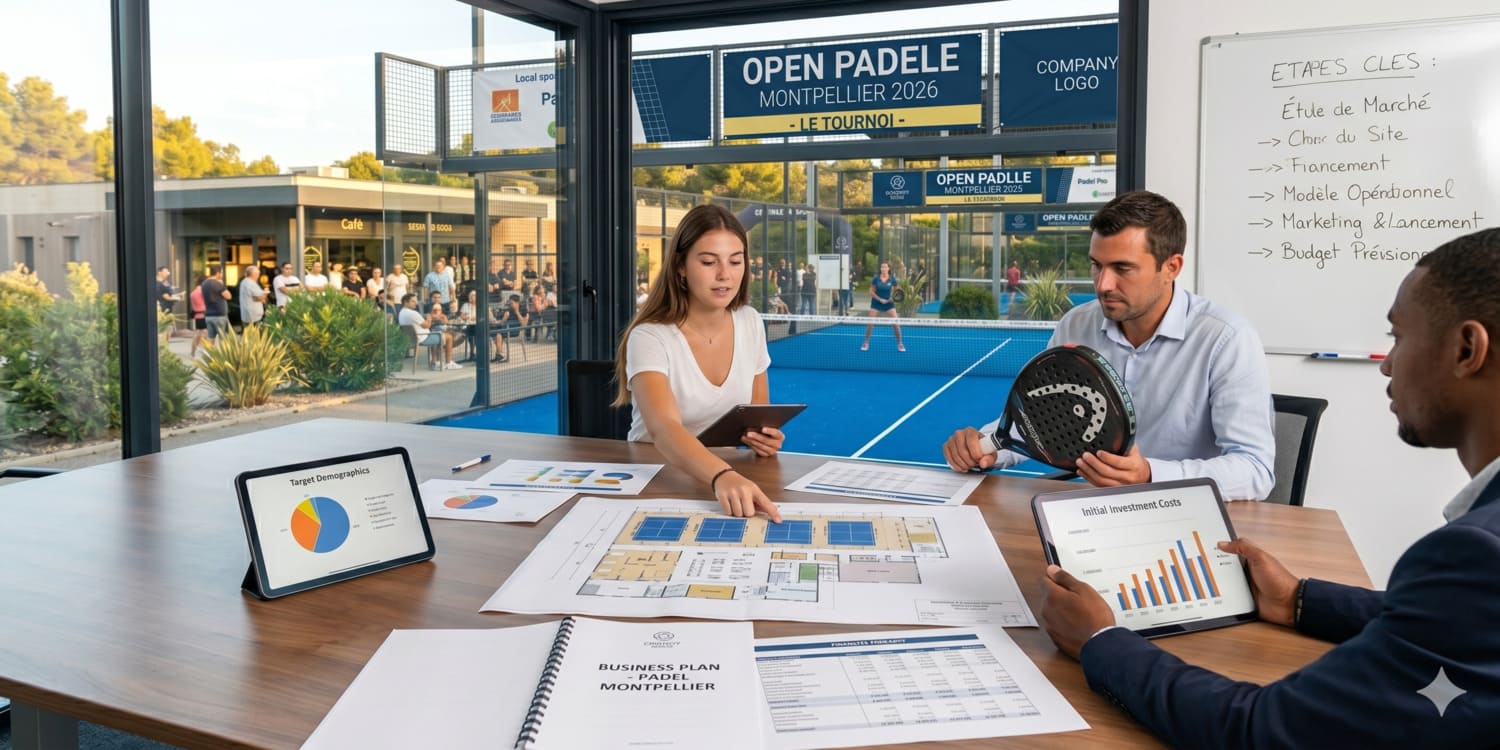 business plan club padel
