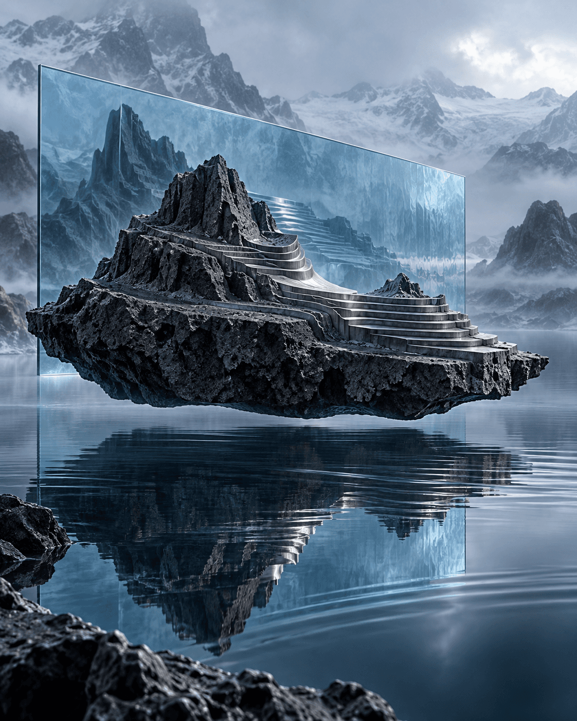 Contour island