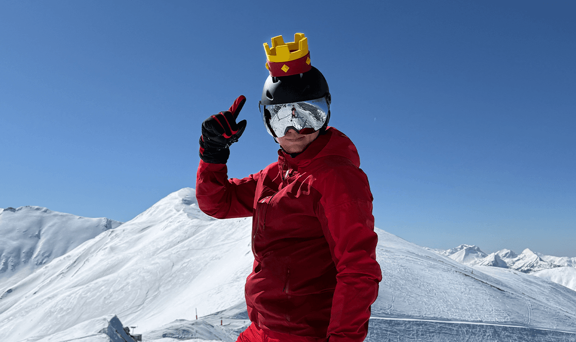 Couronne sur le casque
