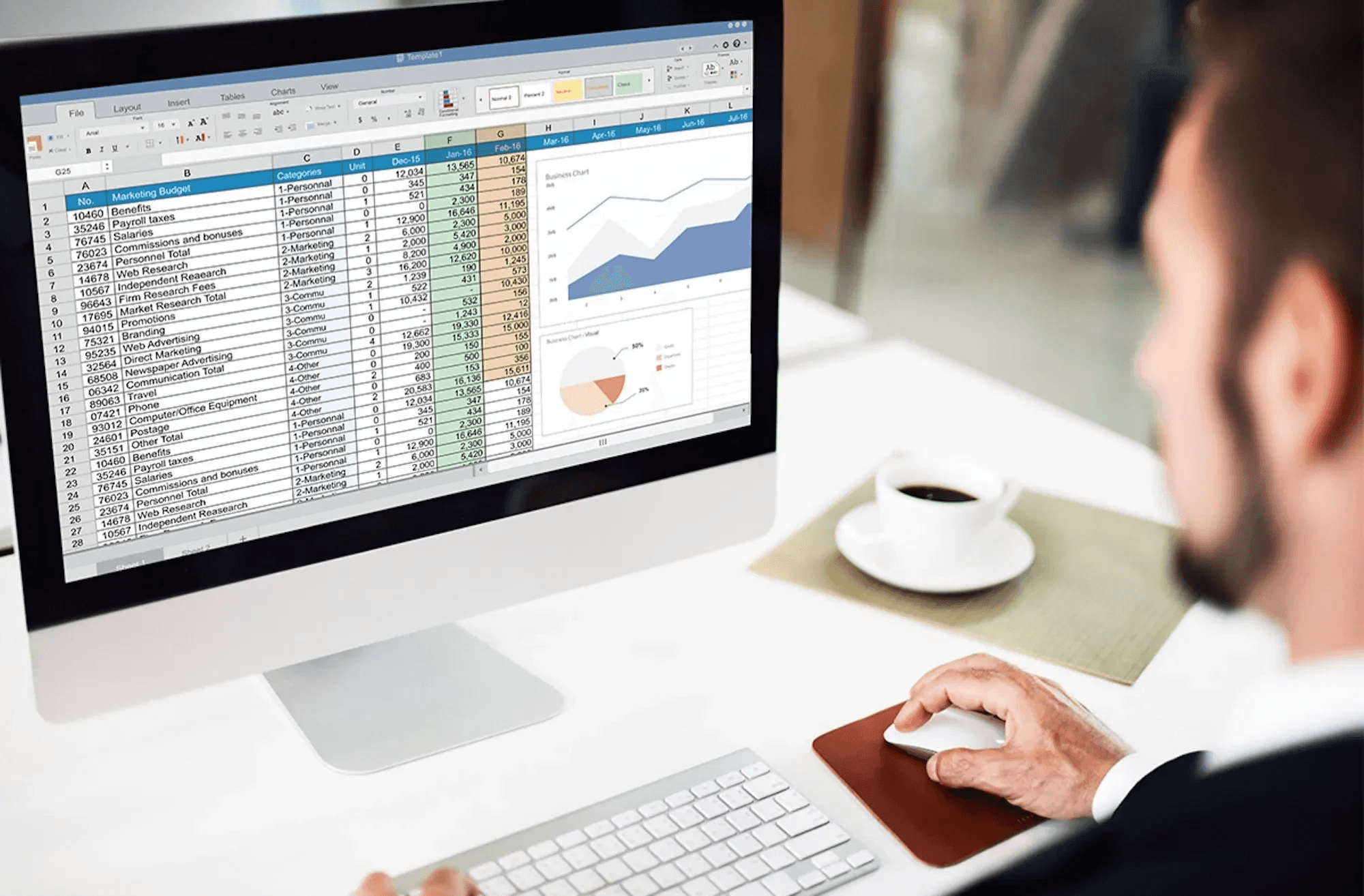 Man analyzes data - How to Categorize Data Into Groups in Excel