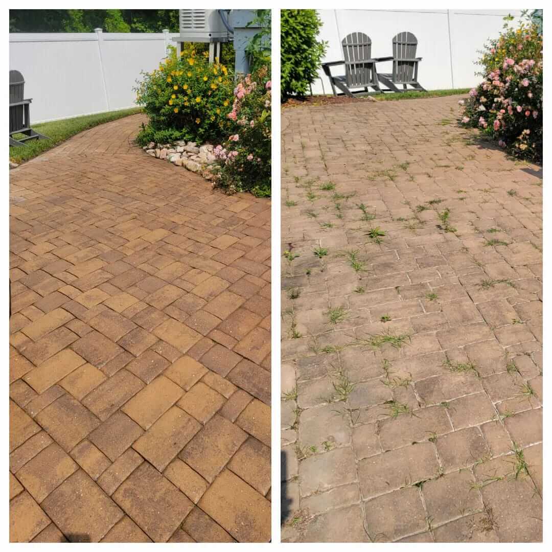 Patio Before and After