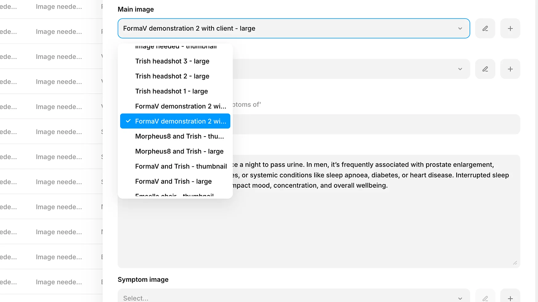 Current image filtering within the Framer CMS