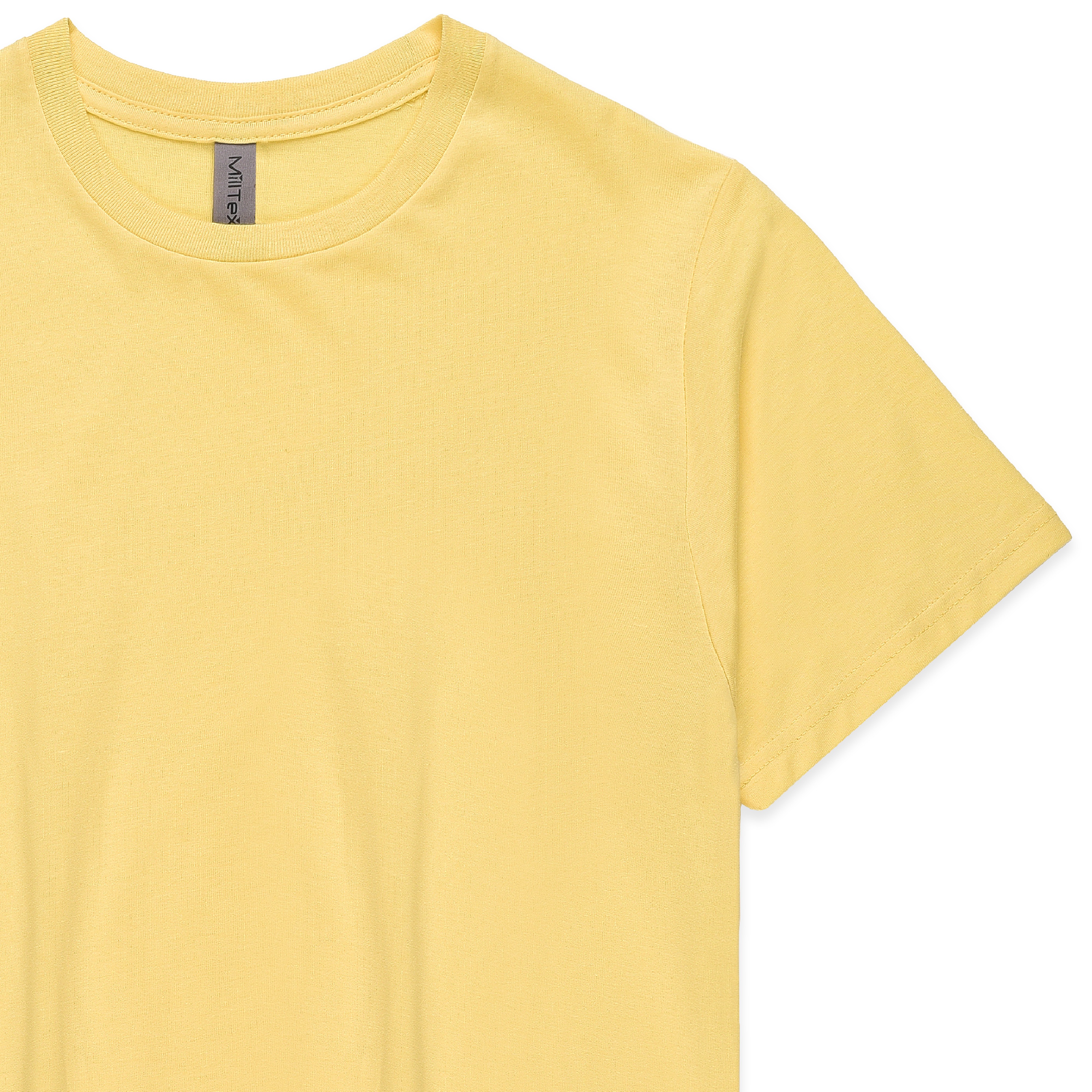 Milltex 300 Unisex Short Sleeve Premium Tee-Yellow