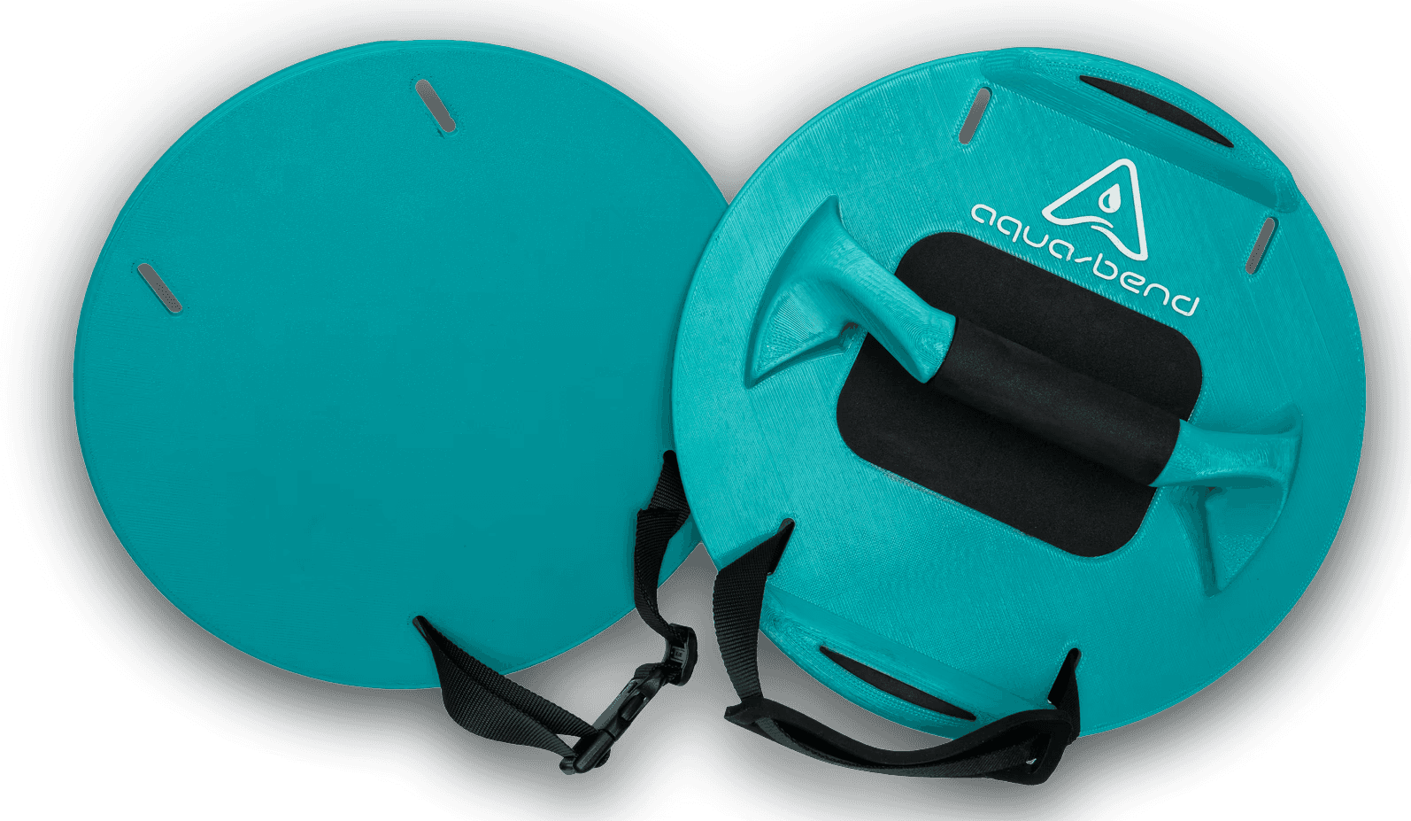 Aqua-Bend FIT disc in aqua green, 275mm, medium resistance Grip Edition