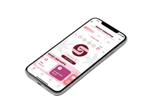 Résultats de test vaginal Santelle visibles dans l’application avec analyse des biomarqueurs