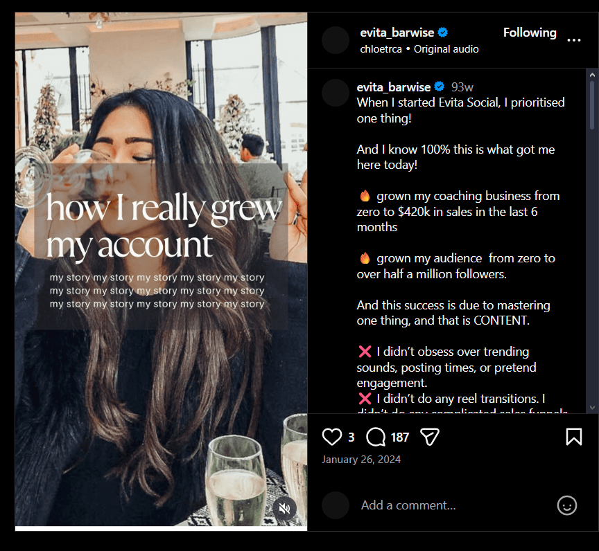 evita barwise example