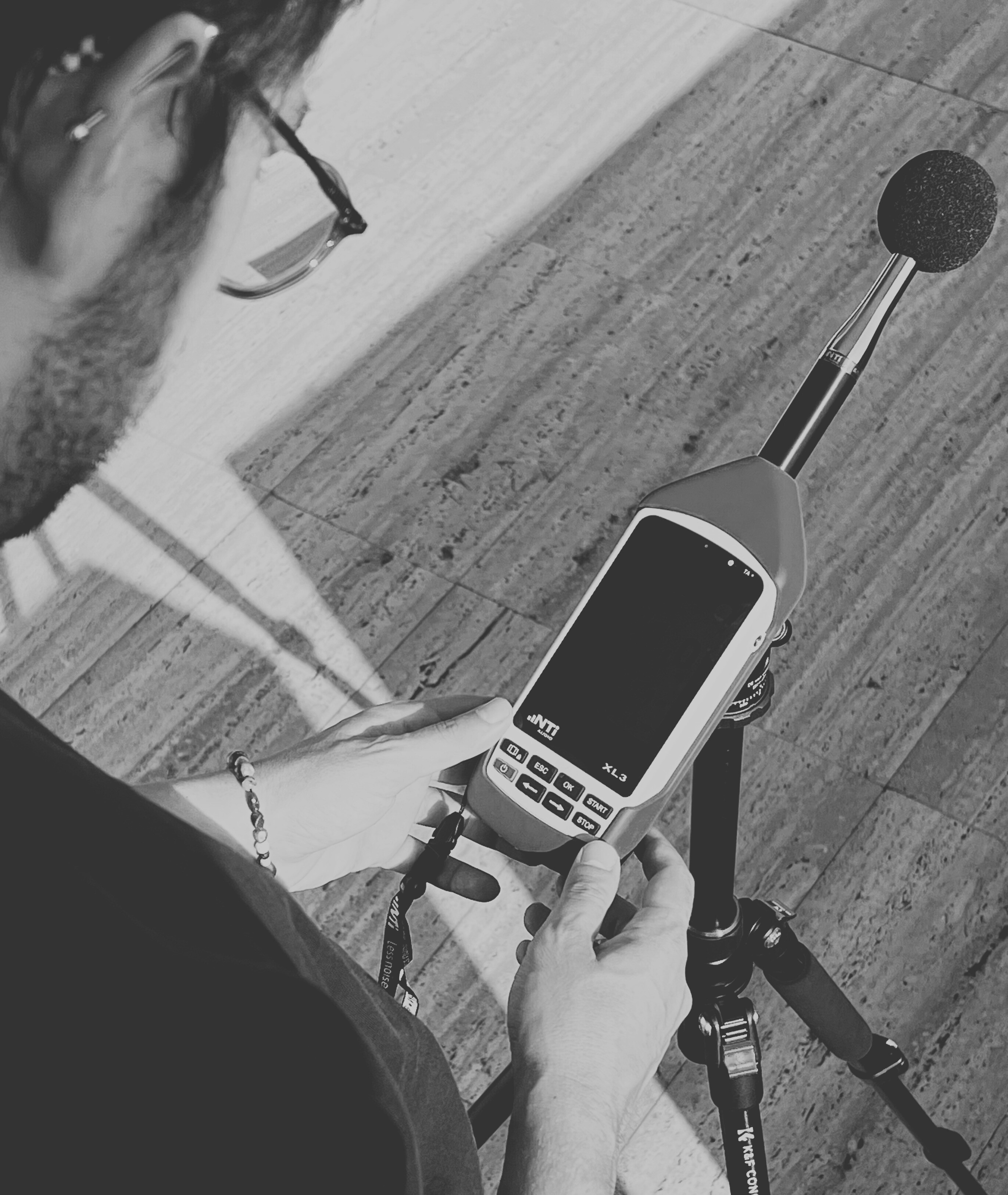 Picture of equipement used by node acoustics