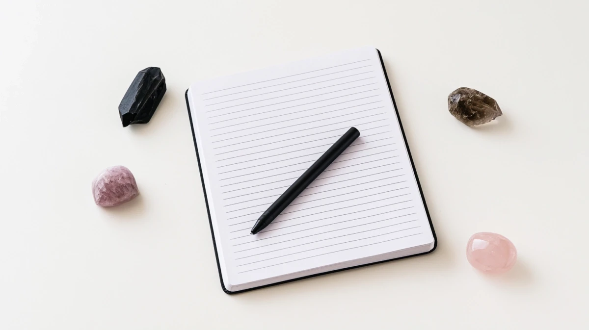 Multiple crystals arranged around journal workspace