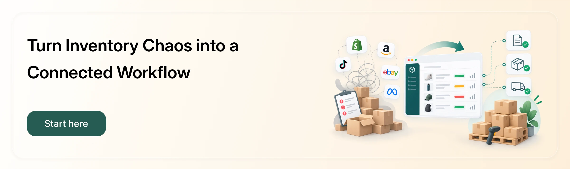 Connected inventory Shopify with Channel Bay