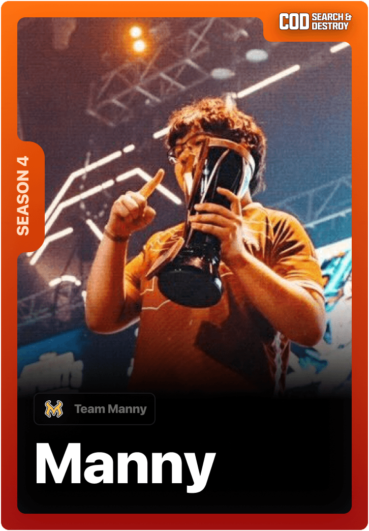 Manny Call of Duty professional player featured in 1v1Me live staking matches