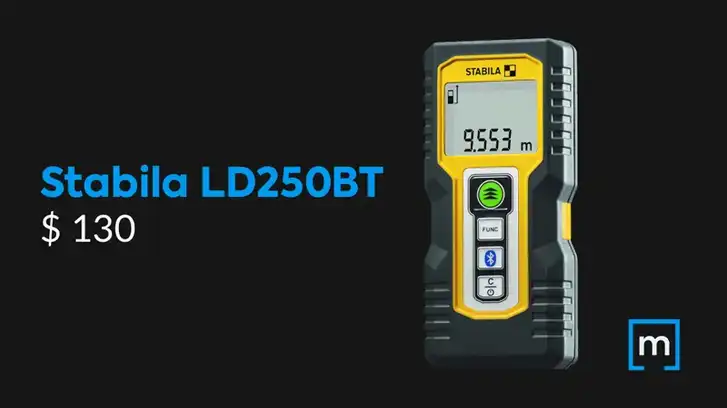 magic plan supported stabila ld250bt laser distance meter with bluetooth connectivity