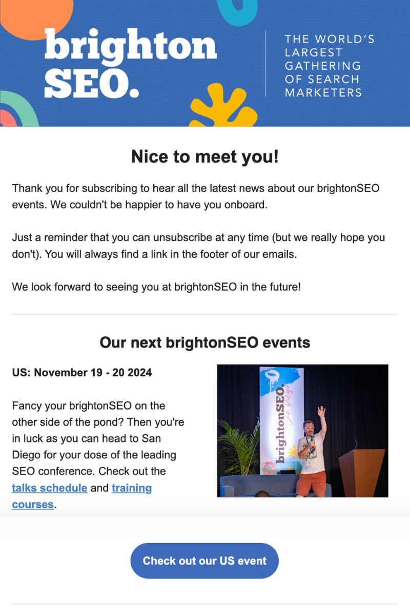 brightonSEO email