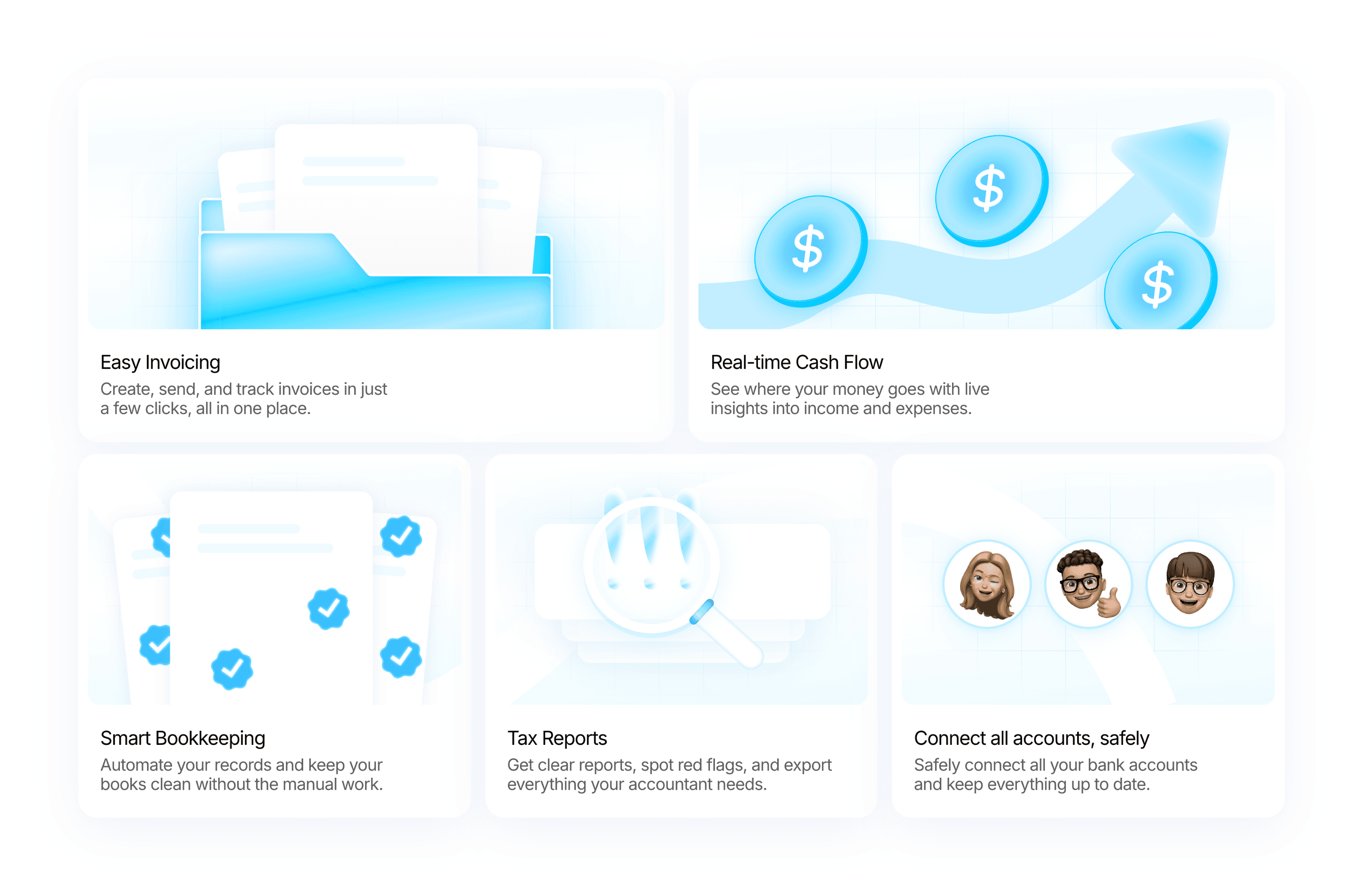 UI bento illustrations design
